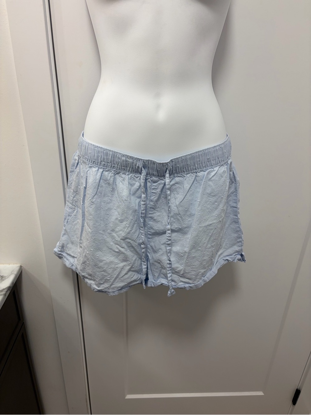 Gap Light Blue Women's Athletic Shorts - Elastic Waist